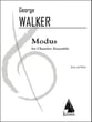 Modus for Chamber Ensemble Score and Parts cover